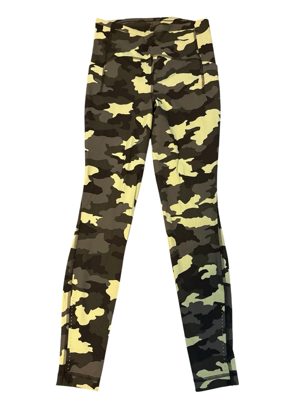 lululemon athletica Women's Camo Leggings in Olive and Yellow